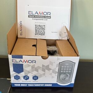 Lamo Intelligent Door Lock - Blue and White